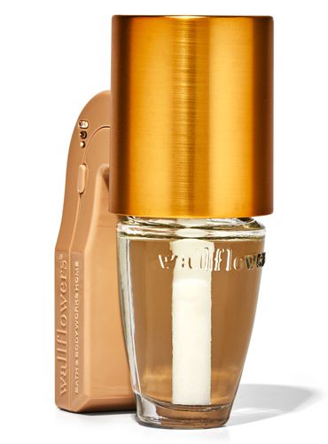 Metallic Brass Cylinder Wallflowers Control-De-Aroma